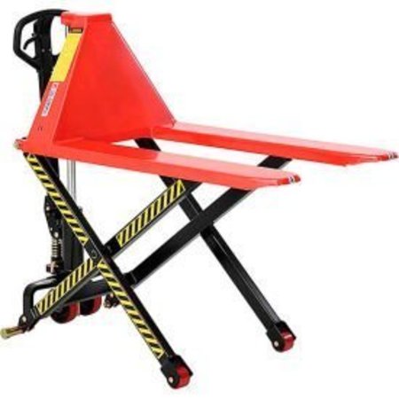 GLOBAL EQUIPMENT Global Industrial„¢ Manual High-Lift Skid Jack Truck, 3300 Lb. Capacity, 21" x 45" Forks JL5215